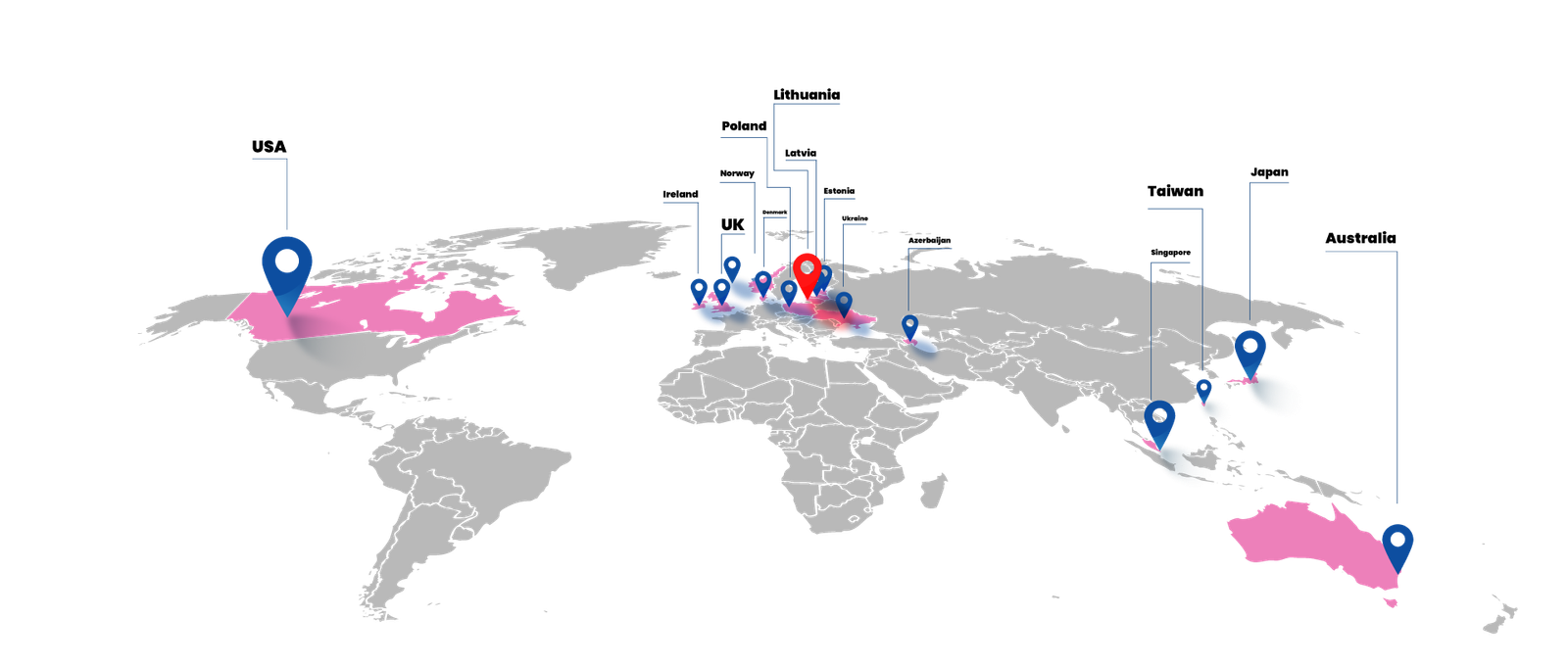 Global Distribution Map